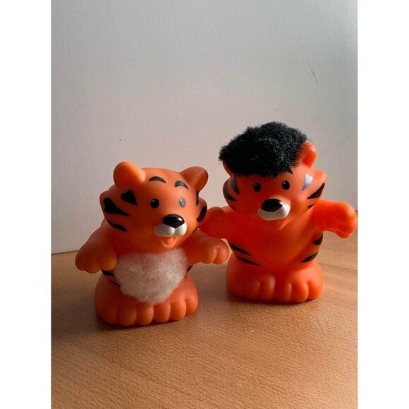 Mattel 2005 Fisher Price Little People Touch & Feel Tiger animal toy - Picture 1 of 10